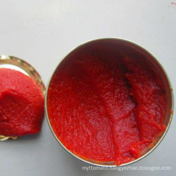 100% fresh 28-30% brix double concentrated canned tomate paste product